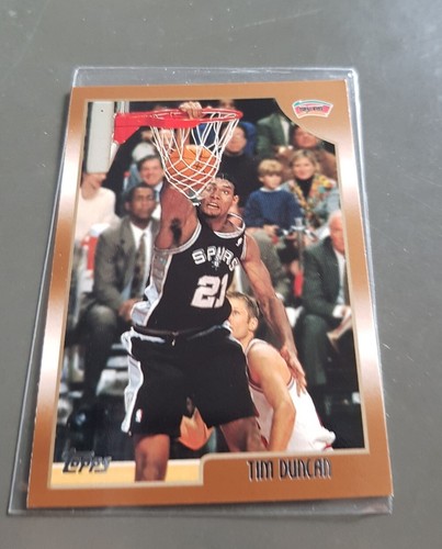 Tim duncan nba card topps - tim,